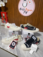 Load image into Gallery viewer, CDG Play Converse Chuck Taylor Low AND High Cut