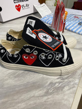 Load image into Gallery viewer, CDG Play Converse Chuck Taylor Low AND High Cut