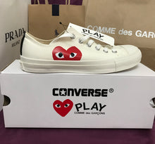 Load image into Gallery viewer, CDG Play Converse Chuck Taylor Low AND High Cut
