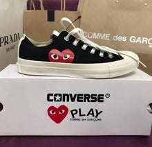 Load image into Gallery viewer, CDG Play Converse Chuck Taylor Low AND High Cut