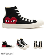 Load image into Gallery viewer, CDG Play Converse Chuck Taylor Low AND High Cut