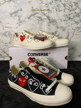 Load image into Gallery viewer, CDG Play Converse Chuck Taylor Low AND High Cut