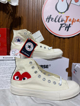 Load image into Gallery viewer, CDG Play Converse Chuck Taylor Low AND High Cut
