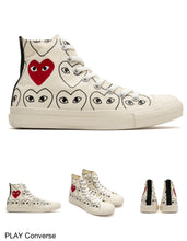 Load image into Gallery viewer, CDG Play Converse Chuck Taylor Low AND High Cut