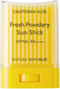 NATURE REPUBLIC Aloe Fresh Powdery Sunscreen UV Sun Stick SPF50+ PA+++