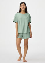 Load image into Gallery viewer, GU Cotton Collar Lounge Set (short sleeves &amp; shorts) (PRE_ORDER)
