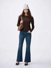 Load image into Gallery viewer, GU Slim flare jeans (standard length 74.0-78.0cm) Pre-order
