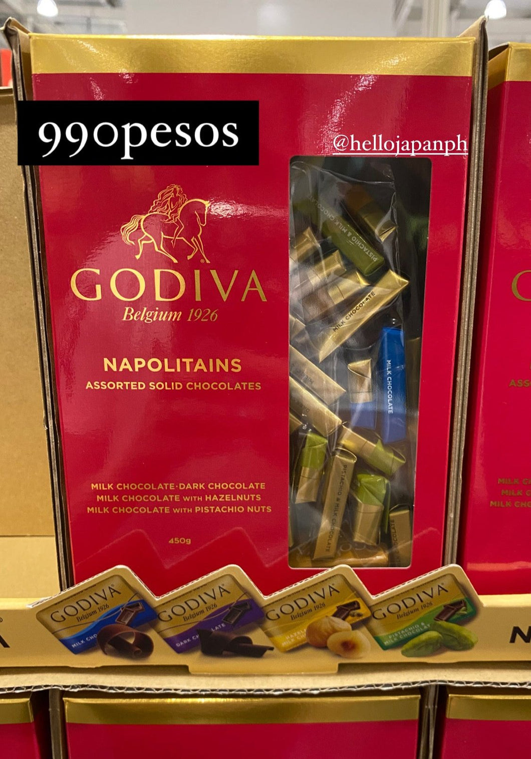 Godiva Napolitains Assorted Chocolates