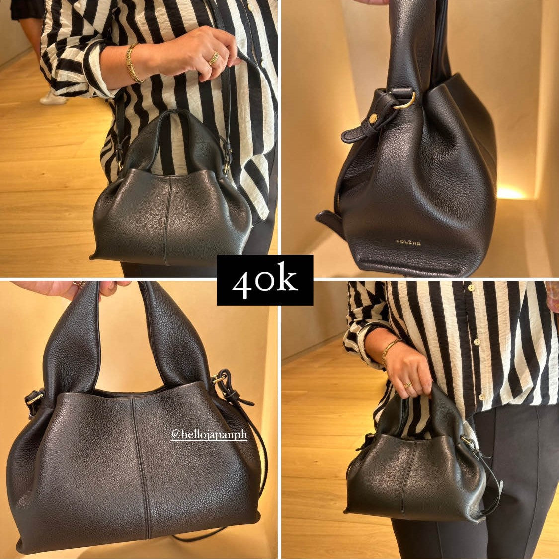 Polene_Numero Neuf Mini (Black) – hellojapanph