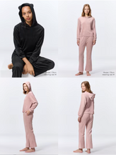 Load image into Gallery viewer, GU Meringue Feel Cat Ear Hoodie Set Long Sleeves &amp; Long Pants + E
