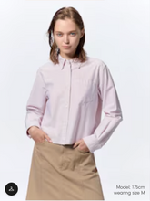 Load image into Gallery viewer, GU Oxford Striped Short Shirt
