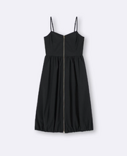 Load image into Gallery viewer, GU Front Zip Bubble Hem Dress (Pre-order)
