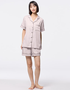 Gu Pyjamas GU Satin Pajamas (short sleeves & shorts) Pre-Order – hellojapanph