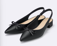 Load image into Gallery viewer, GU Ribbon Back Belt Pumps (Pre-Order)
