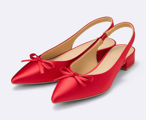 GU Ribbon Back Belt Pumps (Pre-Order)