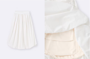 GU Bubble Hem Midi Skirt (Pre-Order)