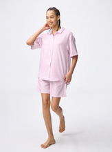 Load image into Gallery viewer, GU Striped Pajamas (short sleeves &amp; shorts) (Pre-Order)
