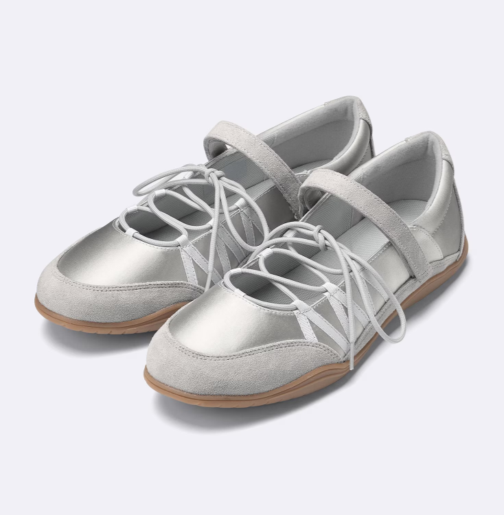 GU Lace-up ballet sneakers +E (Pre-order)