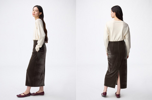 GU Velvet Ana Maxi Skirt Z+E (Pre-order)