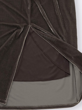 Load image into Gallery viewer, GU Velvet Ana Maxi Skirt Z+E (Pre-order)
