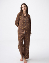 Load image into Gallery viewer, GU Satin pajamas (long sleeves &amp; long pants) (bear) (Pre-order)
