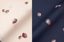 Load image into Gallery viewer, GU Satin pajamas (long sleeves &amp; long pants) (strawberry) (Pre-order)
