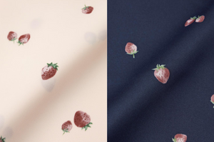GU Satin pajamas (long sleeves & long pants) (strawberry) (Pre-order)