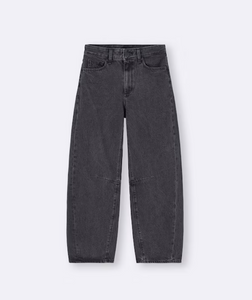 GU Barrel Leg Jeans (Standard Length: 71.0-75.0cm) (Pre-order)