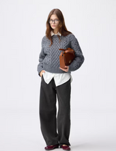 Load image into Gallery viewer, GU Denim Sweat Barrel Leg Pants Q (Pre-order)
