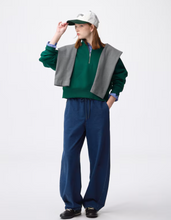Load image into Gallery viewer, GU Denim Sweat Barrel Leg Pants Q (Pre-order)
