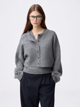 Load image into Gallery viewer, GU Puff Knit Two-piece Cardigan (Pre-order)
