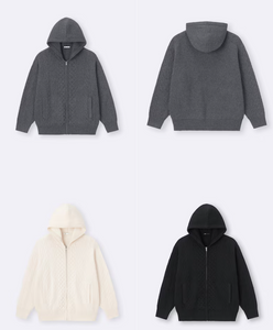 GU Cable Full Zip Parka NT+E