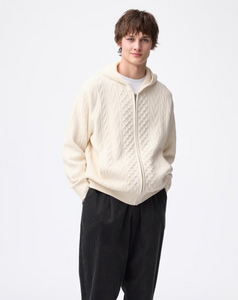 GU Cable Full Zip Parka NT+E