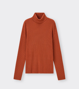 GU Ribbed Turtleneck Sweater (Long Sleeves)