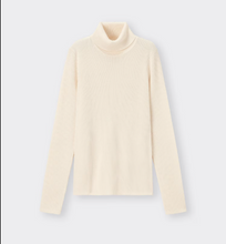 Load image into Gallery viewer, GU Ribbed Turtleneck Sweater (Long Sleeves)
