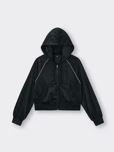 GU Velour Full Zip Parka