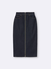 Load image into Gallery viewer, GU Denim Zip Narrow Skirt (Pre-order)
