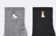 Load image into Gallery viewer, GU Ankle socks (embroidered)
