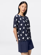 Load image into Gallery viewer, GU Cotton collar lounge set (short sleeve) (cat) [PRE-ORDER]

