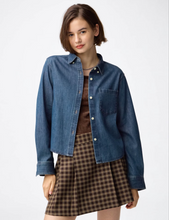 Load image into Gallery viewer, GU Denim Short Shirt (Pre-Order)

