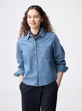 Load image into Gallery viewer, GU Denim Short Shirt (Pre-Order)
