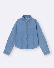 Load image into Gallery viewer, GU Denim Short Shirt (Pre-Order)
