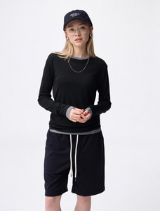 GU Soft Sheer rew neck T-shirt (long sleeve)(Pre-Order)