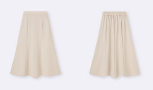 GU Cut and Sewn Flared Skirt Q(Pre-order)