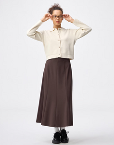 GU Cut and Sewn Flared Skirt Q(Pre-order)