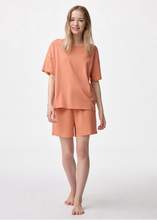 Load image into Gallery viewer, GU Cotton Collar Lounge Set (short sleeves &amp; shorts) (PRE_ORDER)
