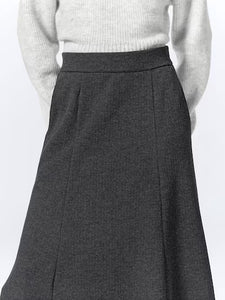 GU Brushed Rib Flare Skirt Z+E