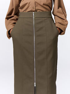 GU Fleece-lined Front Zip Skirt Q