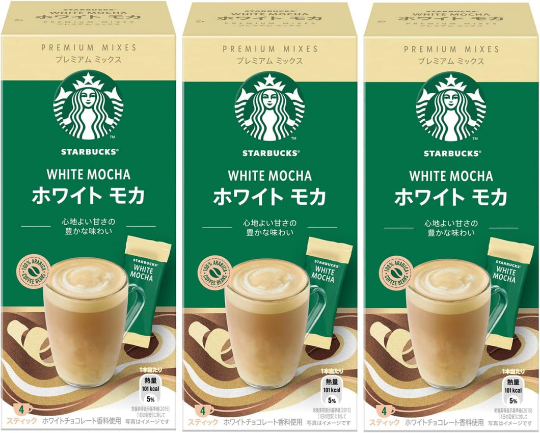 Starbucks Premium Mix (Stick Coffee 4 x 3 Boxes)