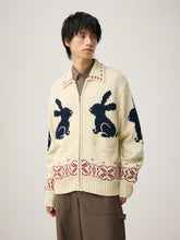 Load image into Gallery viewer, GU Full-zip Knit Jacket by rokh (Unisex)
